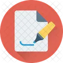 Drawing Highlighter Marker Icon
