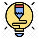 Lamp Process Education Icon