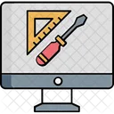 Drawing Tools Drawing Screwdriver Icon