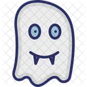 Dreadful Fearful Halloween Ghost Icon