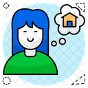 Dream Home Dream House Family House Icon