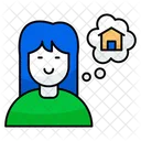 Dream Home Dream House Family House Icon