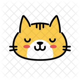 Dreaming cat Emoji Icon