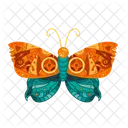 Tattoo Butterfly Steampunk Icon