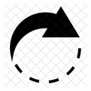 Drehe nach rechts  Symbol
