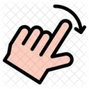 Drehen Hand Hande Und Gesten Symbol