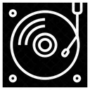 Plattenspieler Musik Player Recorder Symbol