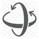 Drehung Achse Drehpunkt Symbol