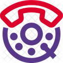 Drehwahlscheibe Drehwahlscheibe Wahltastenfeld Symbol