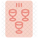 Drei Der Kelche Feier Tarot Symbol