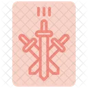 Drei Der Schwerter Verlust Tarot Symbol