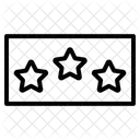 Drei Sterne Symbol