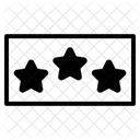 Drei Sterne Symbol