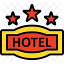 Drei-Sterne-Hotel  Symbol