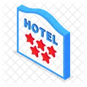 Drei-Sterne-Hotel  Symbol