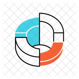 Dreidimensionales Diagramm  Symbol