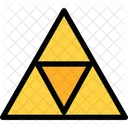 Dreieck Triforce Gegenstand Symbol