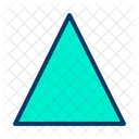 Geometrisch Form Dreiecksform Symbol