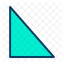 Geometrisch Form Dreiecksform Symbol