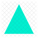 Geometrisch Form Dreiecksform Symbol