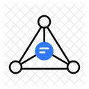 Netzwerkdiagramm Binarbaum Verbundenes Diagramm Symbol
