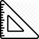 Dreieckslineal  Symbol