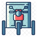 Dreirad Fahrrad Motorrad Symbol