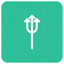 Dreizack Sense Grimmig Icon