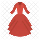Dress Feminine Skirt Icon