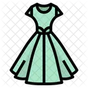 Dress Feminine Skirt Icon