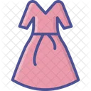 Cloth Dress Design Ladies Dress Icon