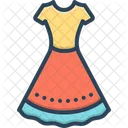 Dress Frok Cloths Icon