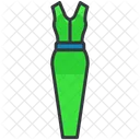 Dress Long Fitted Icon