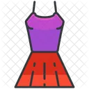 Top Dress Skirt Icon