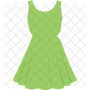 Strap Dress Green Icon