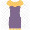 Strapless Dress Women Icon