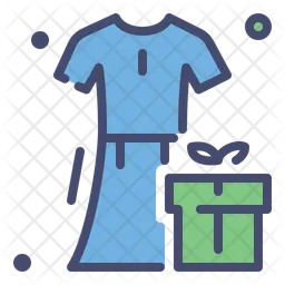 Dress And Gift Box  Icon