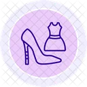 Dress and heels  Icon