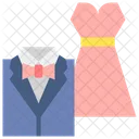Dress Code Party Dress Gown Icon