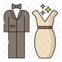 Dress Code Party Dress Gown Icon