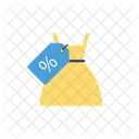 Dress Discount Sale Icon