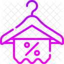 Hanger Percentage Commerce And Shopping Icon