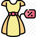 Dress Discount Garment Icon