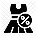Dress discount  Icon