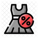 Dress discount  Icon