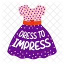 Dress Apparel Frock Icon