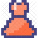 Pixel 8 Bit Women Icon