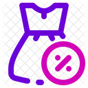 Dress Discount Percent Icon