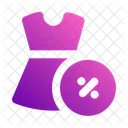 Dress Clothing Discount Icon