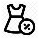 Dress Clothing Discount Icon